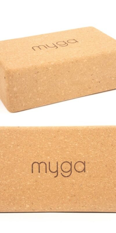 Myga Yogablock Kork 2er Set Yoga