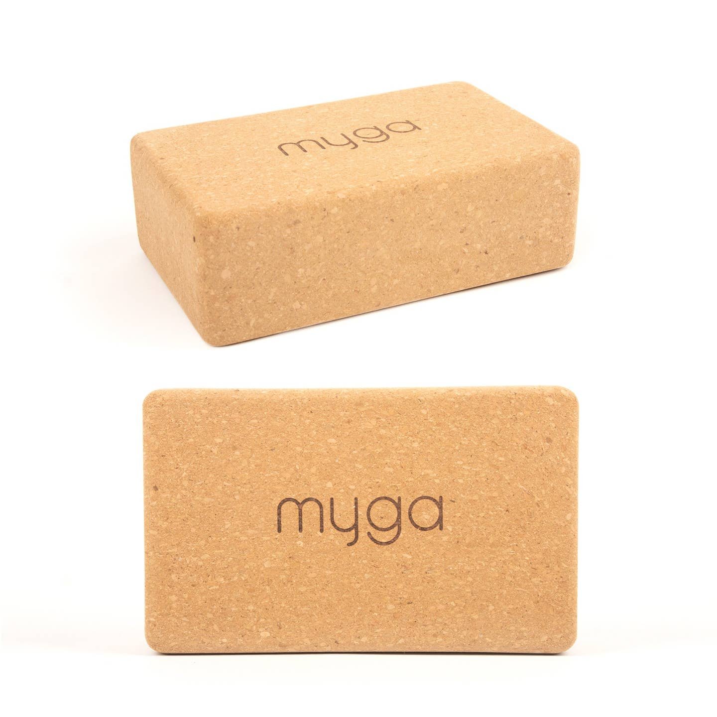 Myga Yogablock Kork 2er Set Yoga