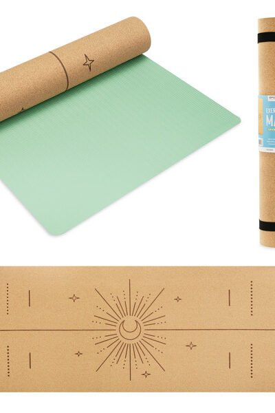 Spokey SAVASANA Kork-Yogamatte Fitness Yoga