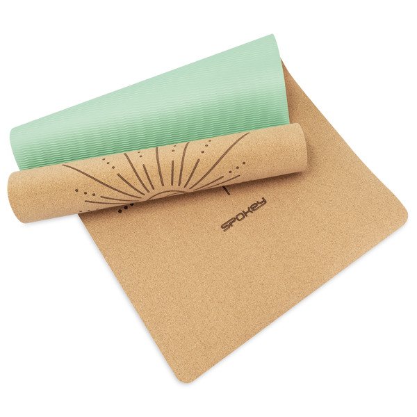 Spokey SAVASANA Kork-Yogamatte Fitness Yoga – Bild 2